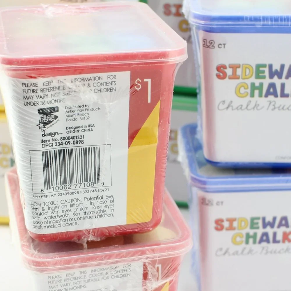 Target Children's Rainbow Sidewalk Chalk - Lot of 8